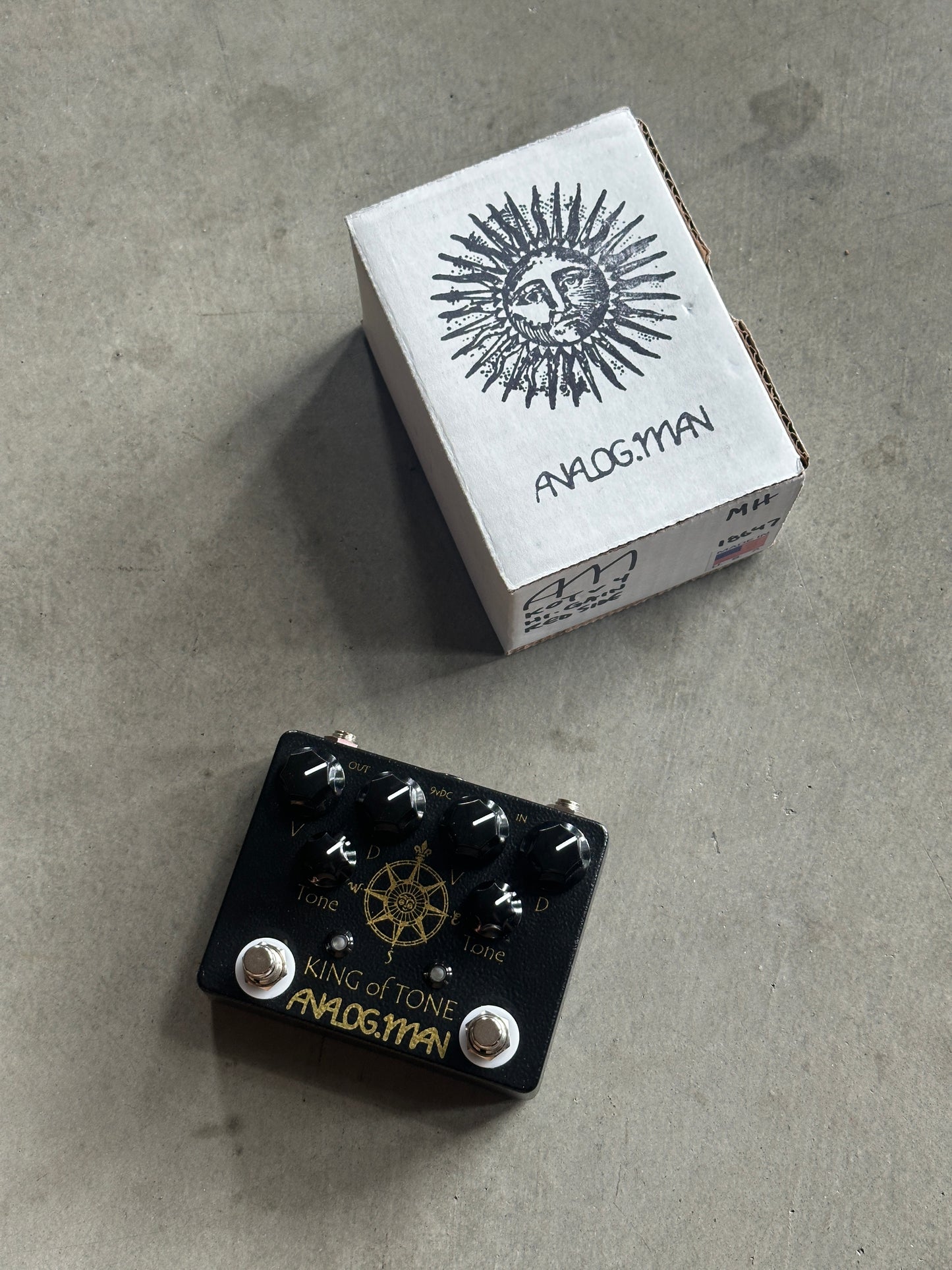 Analog Man King of Tone V4 Hi Gain Red Side