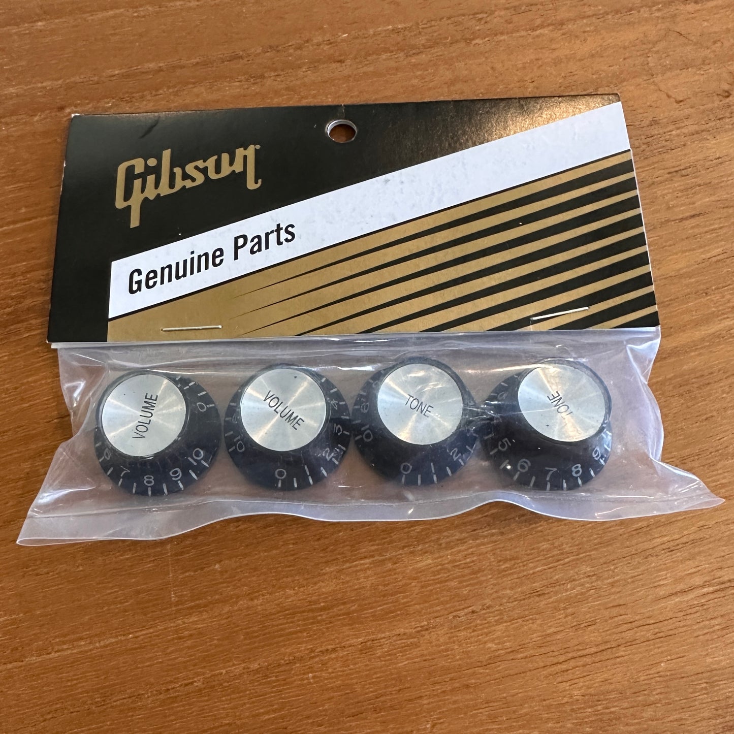 GIBSON Top Hat Knobs w/ Silver Metal Insert, 4pcs.