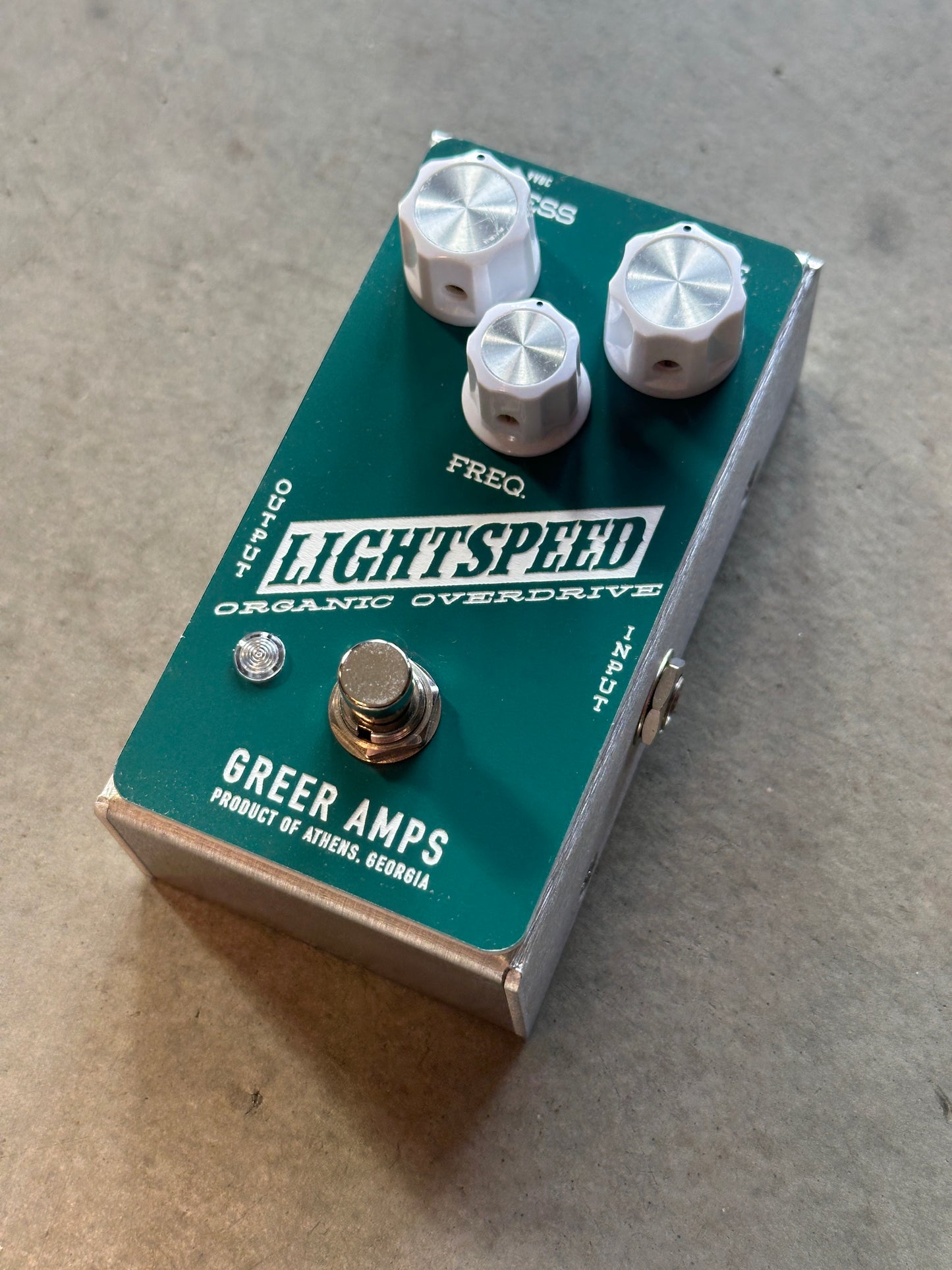 Greer Amps Lightspeed Organic Overdrive Pedal - Pine Green