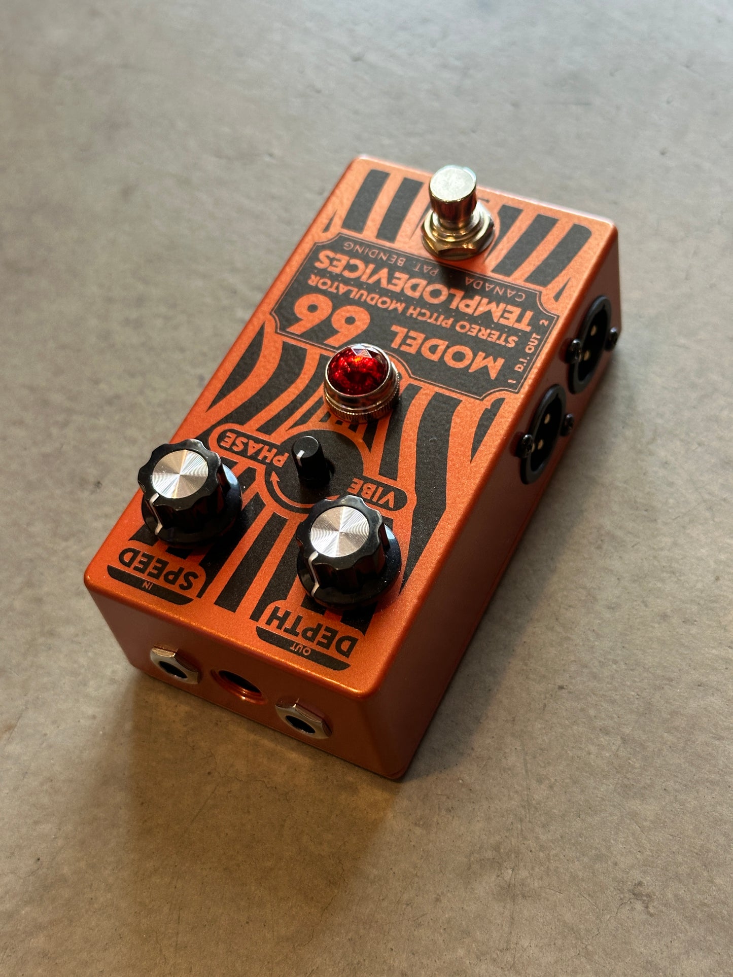 Templo Devices Model 66 Stereo Smooth Vibrato / Phaser Guitar Pedal