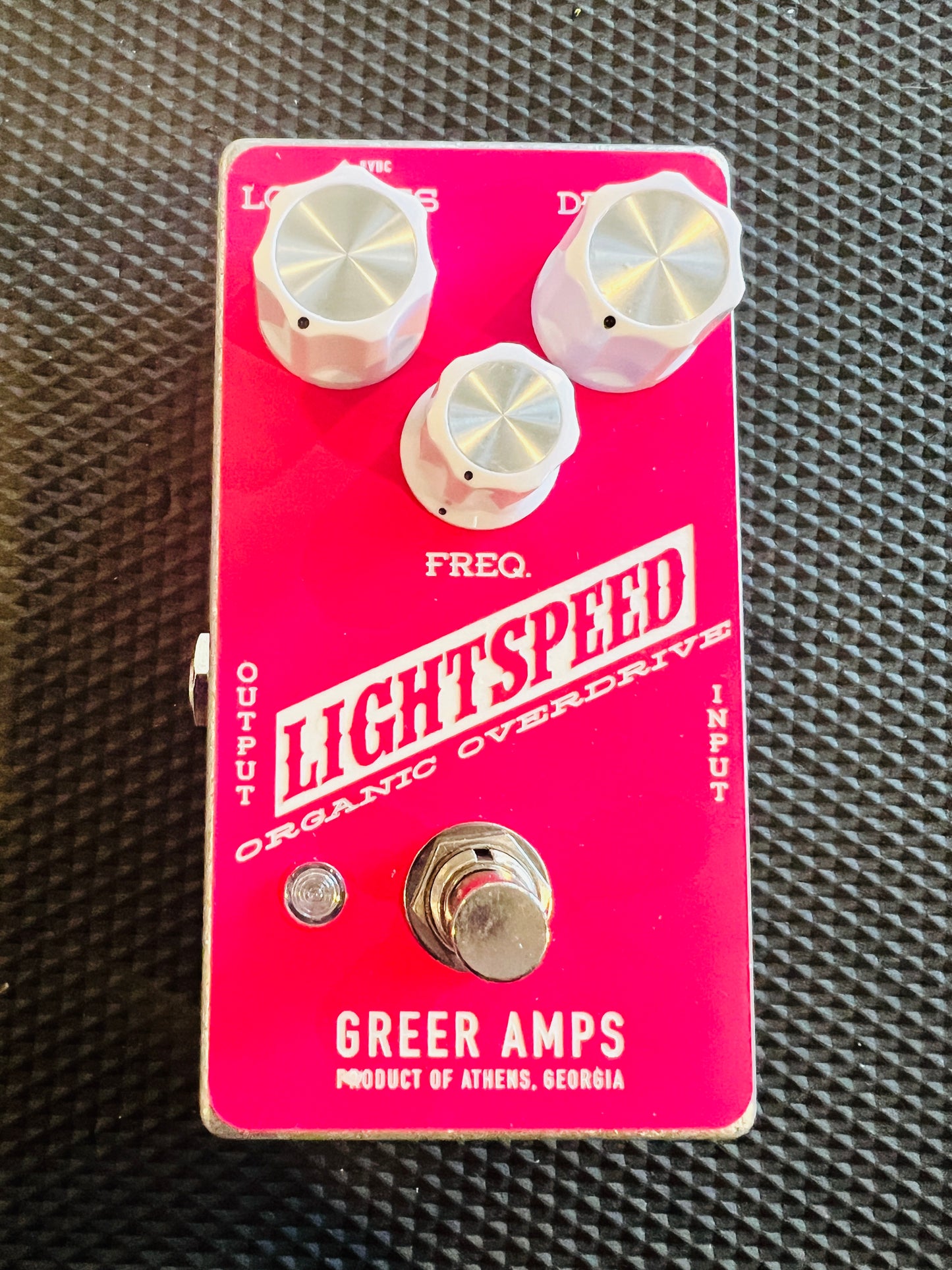 Greer Amps - Lightspeed Organic Overdrive (Pink/White)