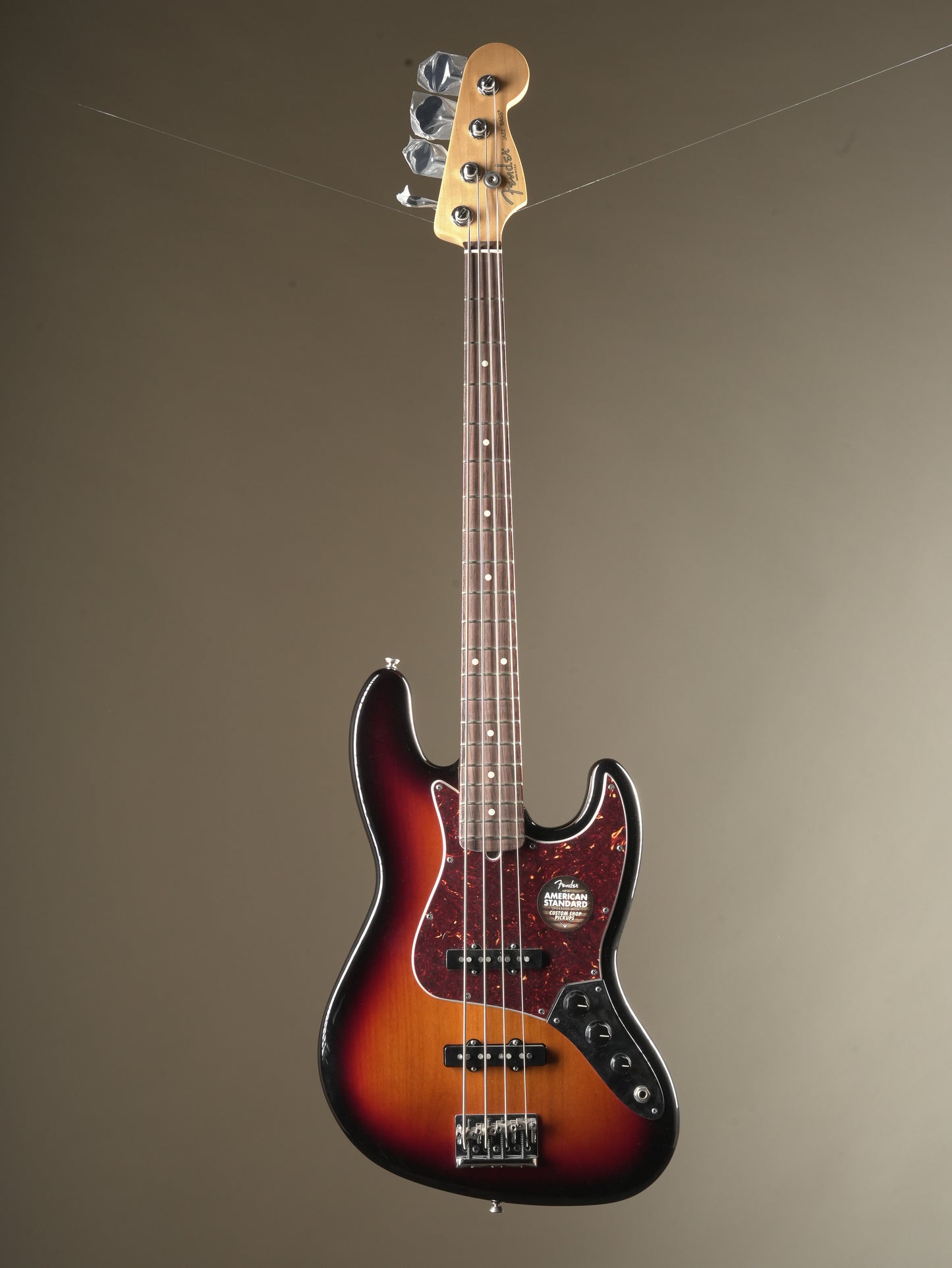 Fender American Standard Jazz Bass - 3-Tone Sunburst, incl. OHSC
