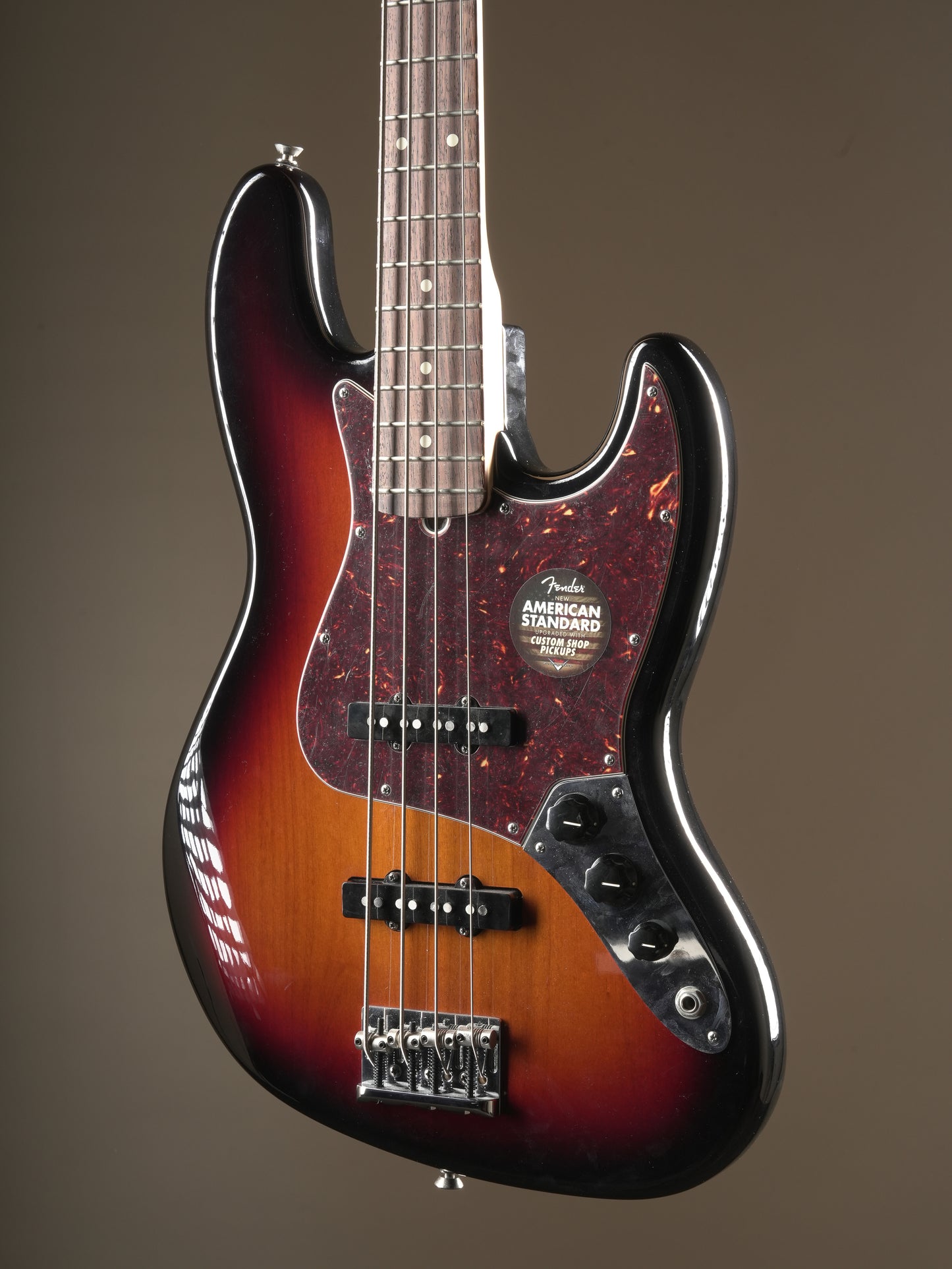 Fender American Standard Jazz Bass - 3-Tone Sunburst, incl. OHSC