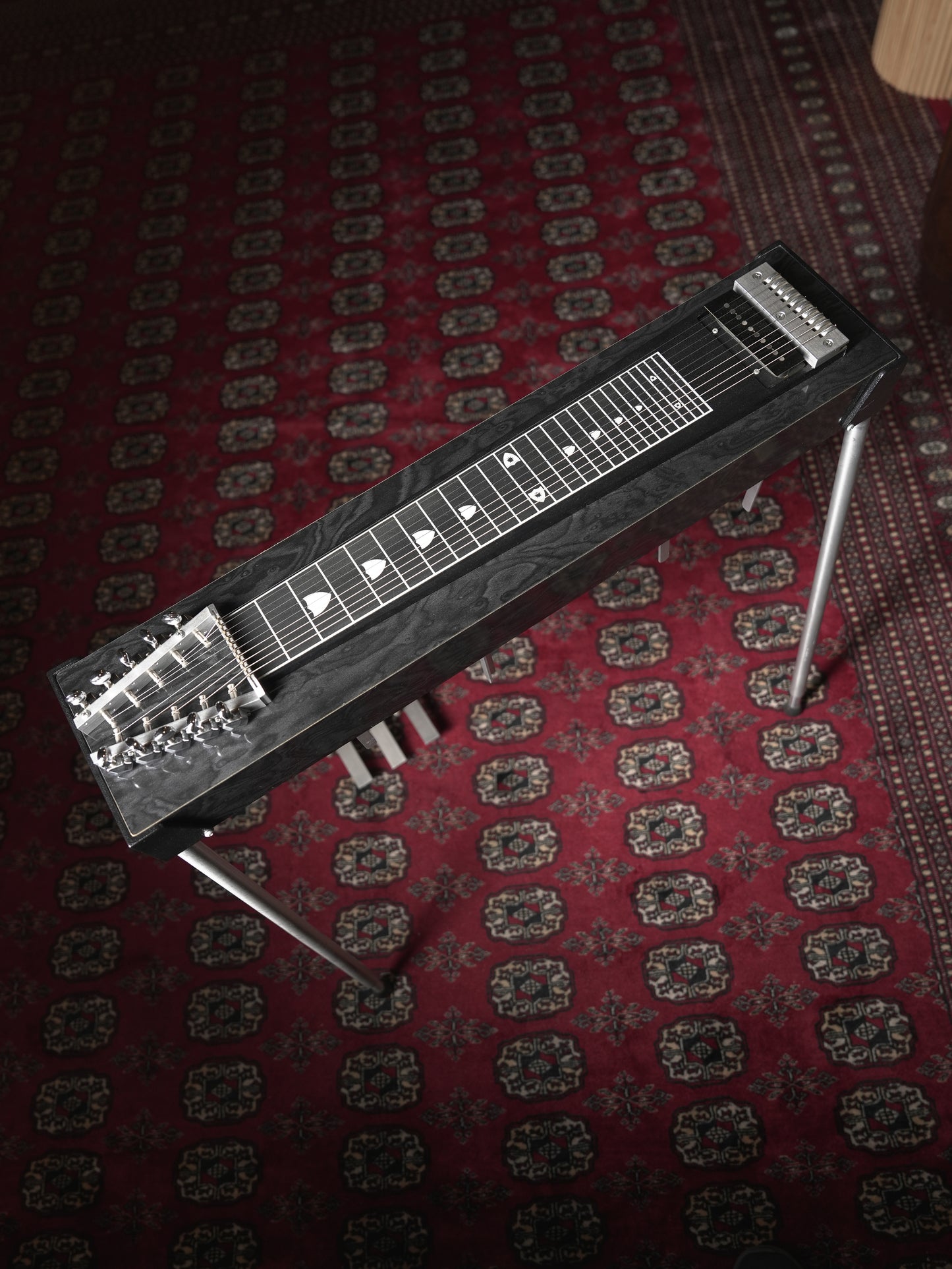 Carter Starter S10 pedal steel guitar - black woodgrain incl. dust cover