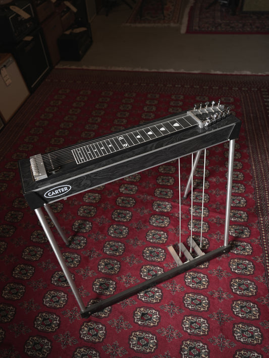 Carter Starter S10 pedal steel guitar - black woodgrain incl. dust cover