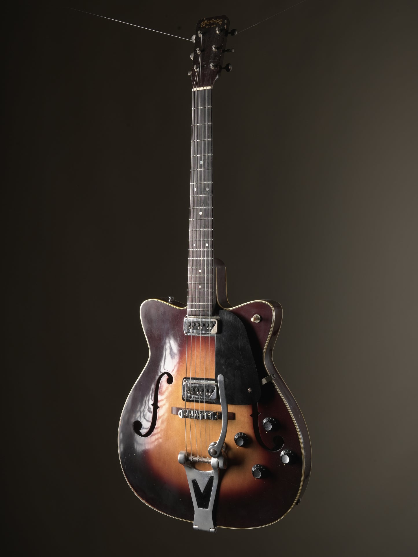 Martin (1963) F-65 Hollowbody Electric Guitar - Sunburst, incl. OHSC
