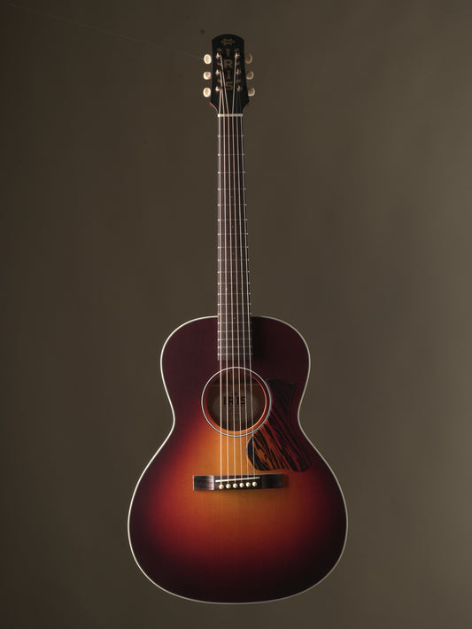 Iris MS-00 Acoustic Guitar - Cherry Burst, incl. OHSC