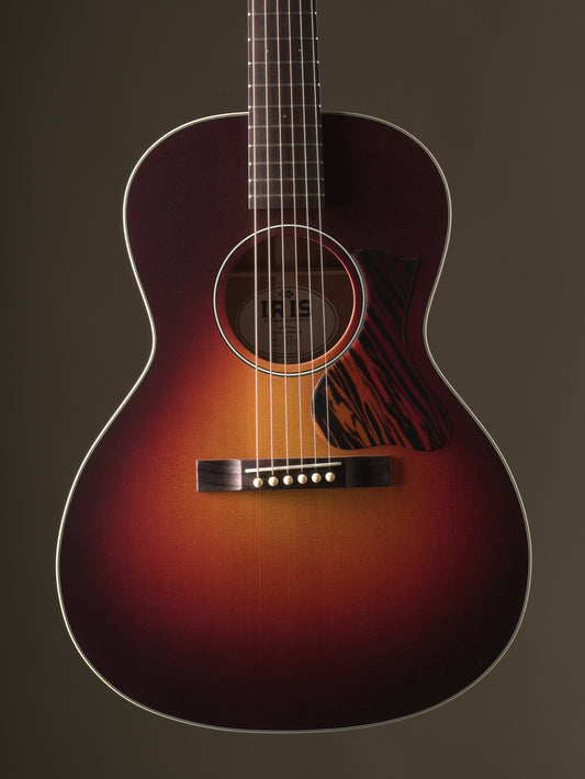 Iris MS-00 Acoustic Guitar - Cherry Burst, incl. OHSC