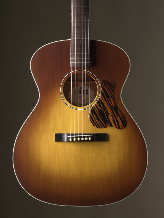 Iris JB Acoustic Guitar - Iced Tea Burst, incl. OHSC