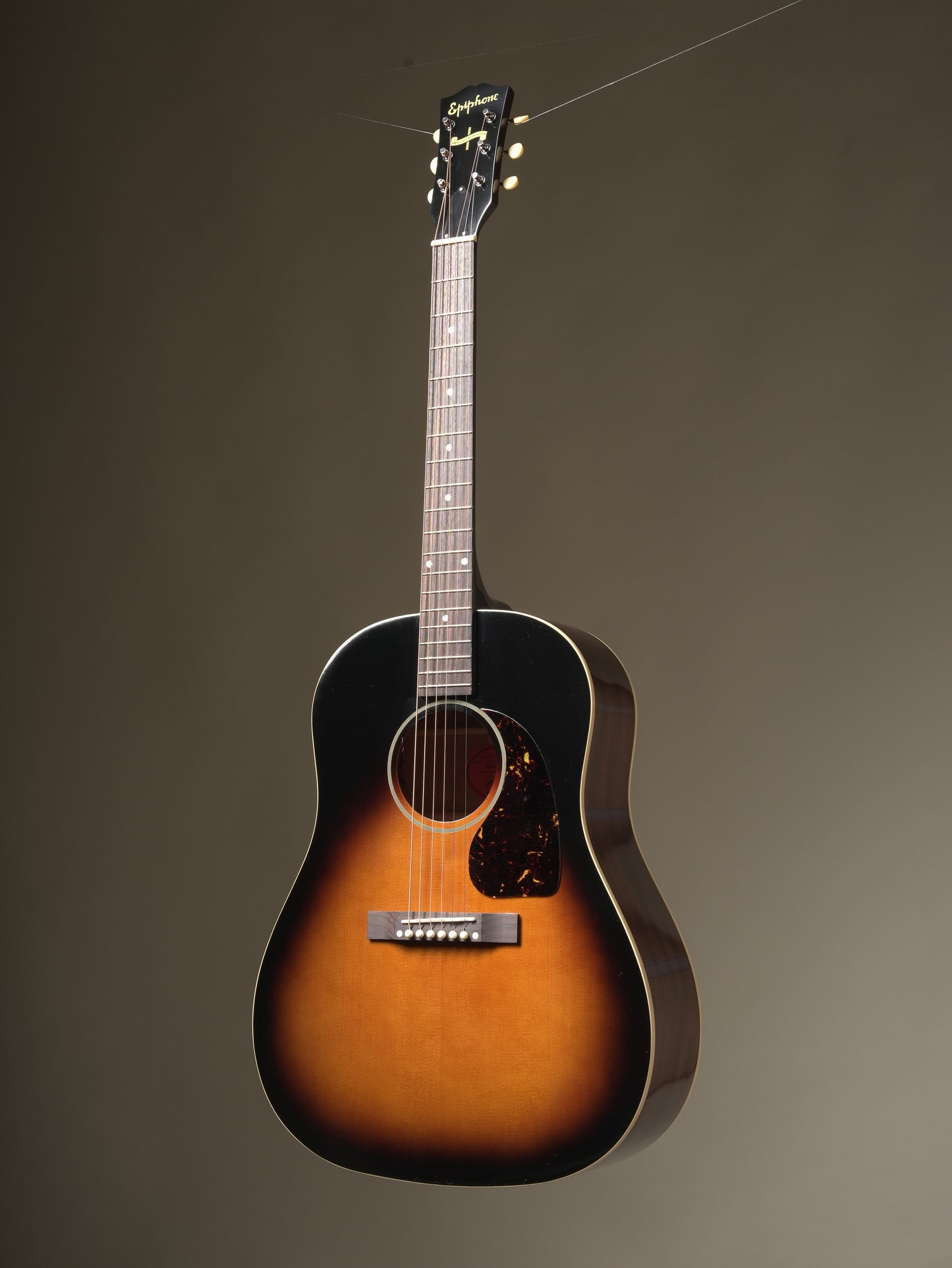 Epiphone "Inspired by Gibson Custom" 1942 Banner J-45 acoustic electric guitar - Sunburst, incl. OHSC