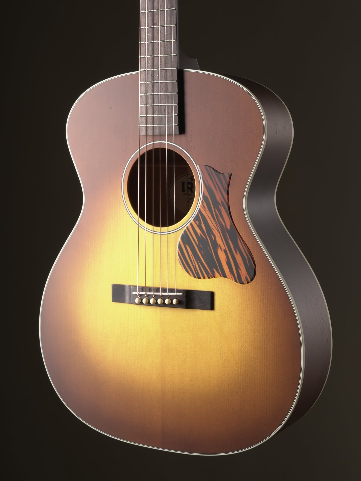 Iris JB Acoustic Guitar - Iced Tea Burst, incl. OHSC