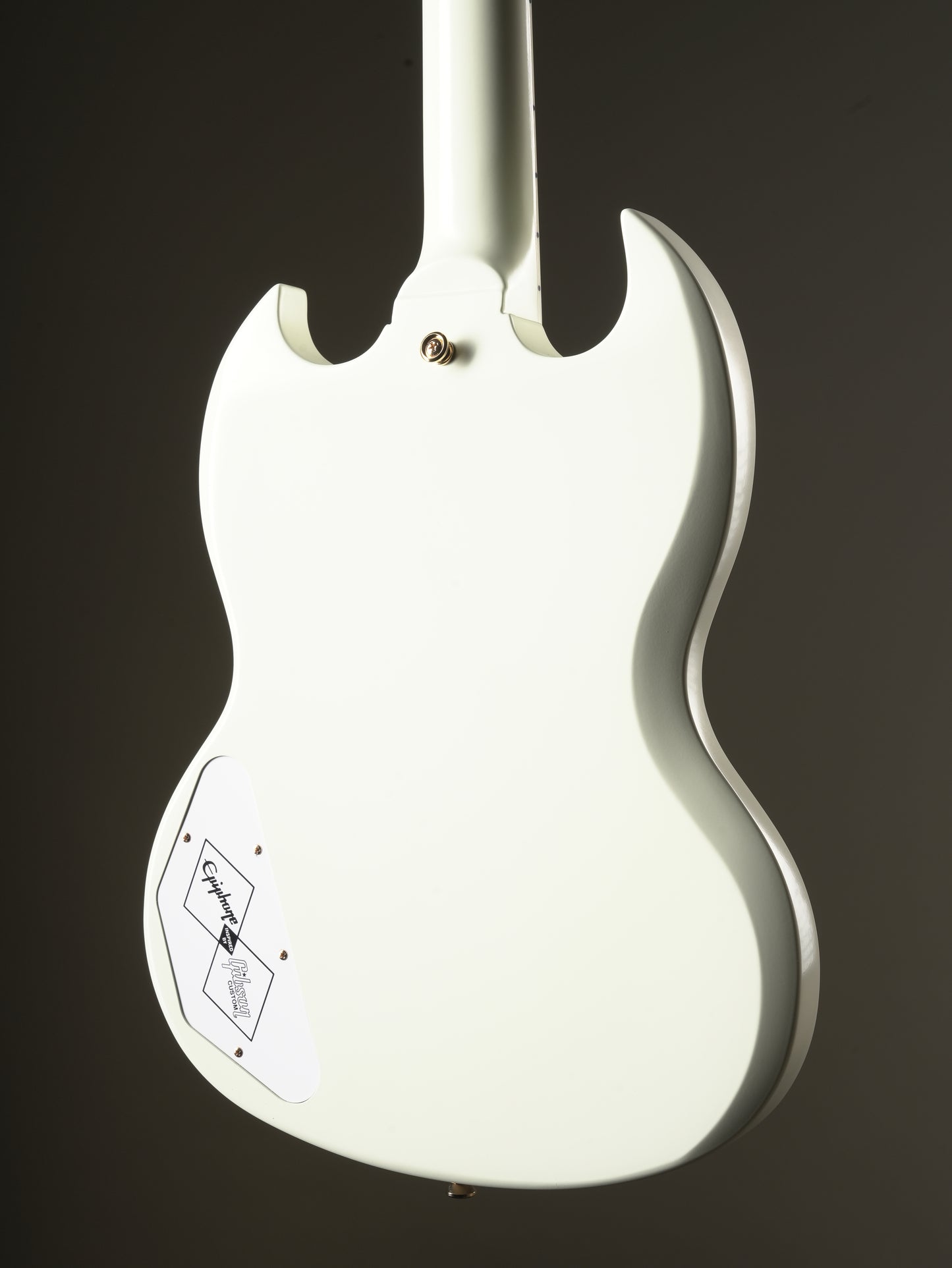 Epiphone "Inspired by Gibson Custom shop" 1963 Les Paul SG Custom w/ Maestro Vibrola - Arctic White incl. OHSC