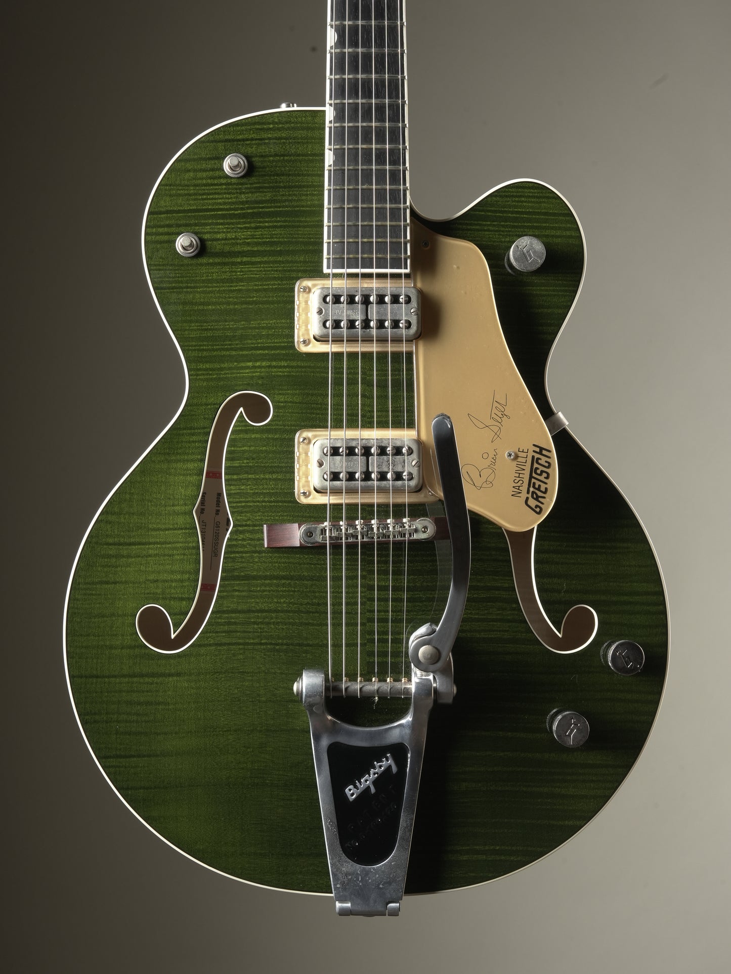 Gretsch Brian Setzer 6120 - Urethane Green, incl. OHSC