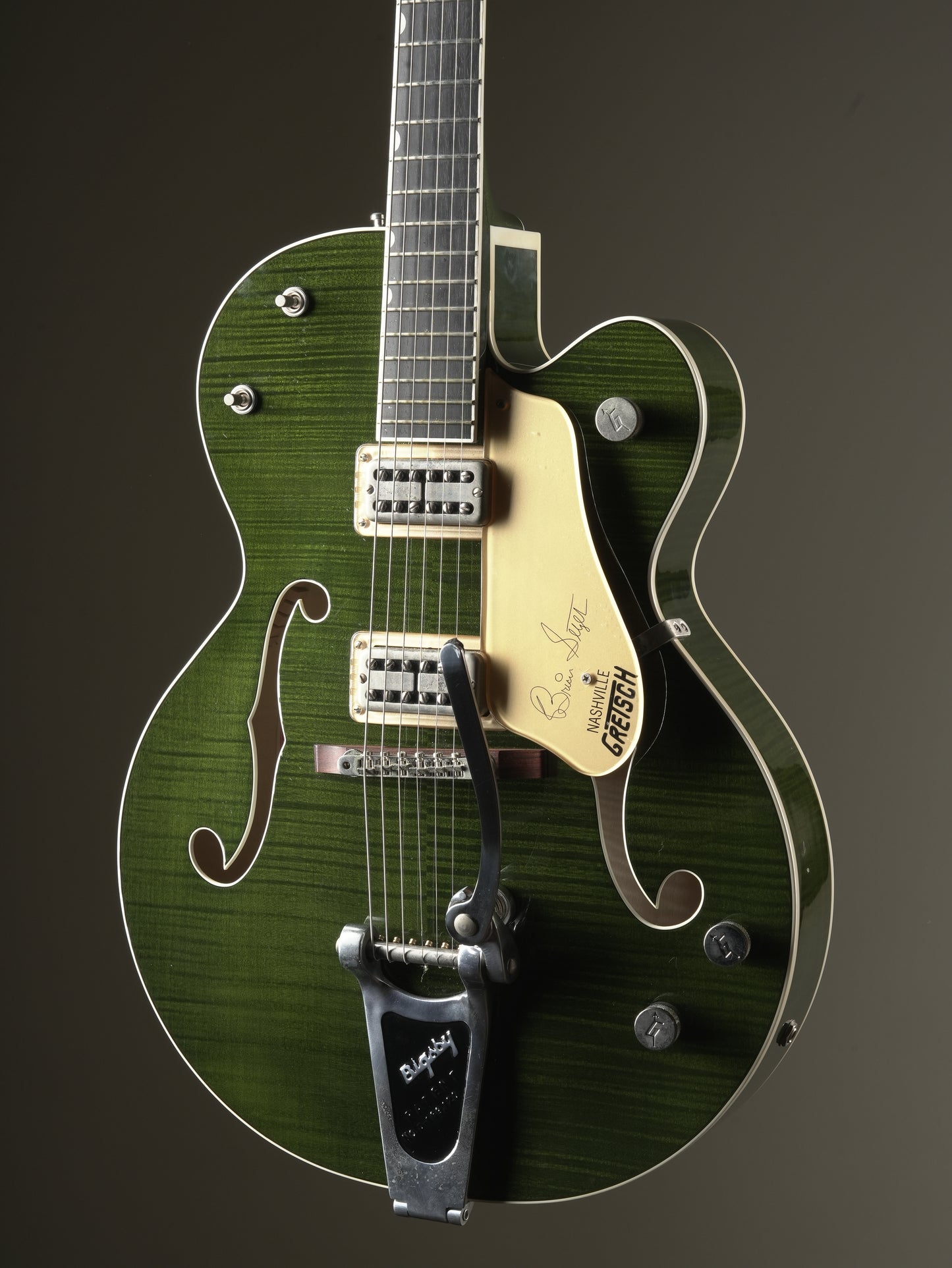 Gretsch Brian Setzer 6120 - Urethane Green, incl. OHSC