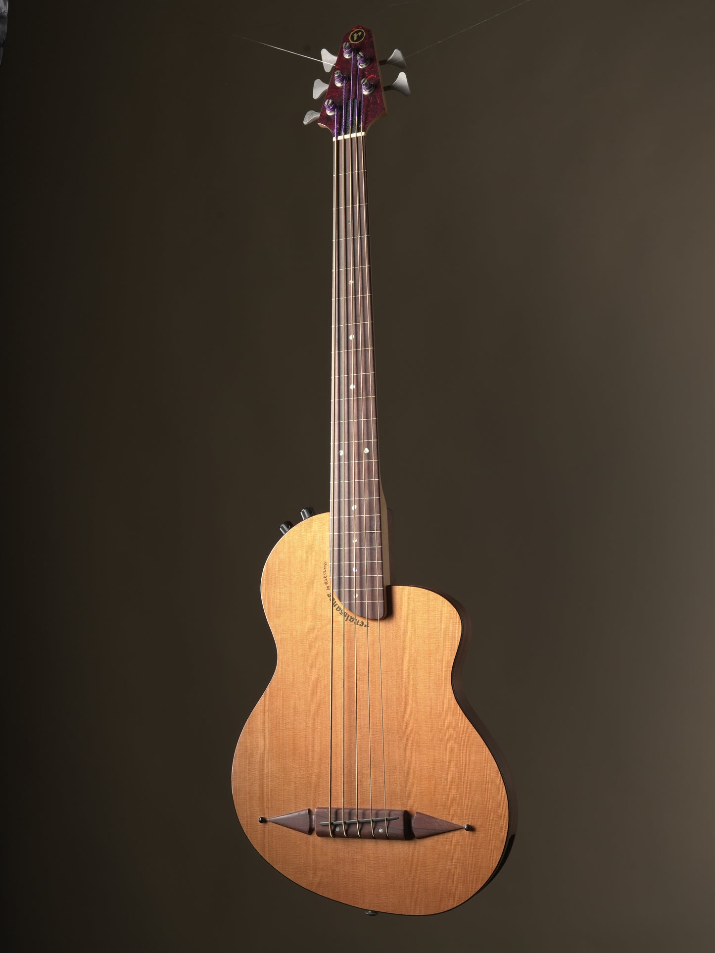 Rick Turner (2013) Renaissance RB5F 5 String Fretless Bass - Natural, incl. Gig Bag