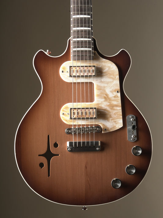 Lockhorn Zinger Electric Guitar - Sunburst, incl. Gigbag