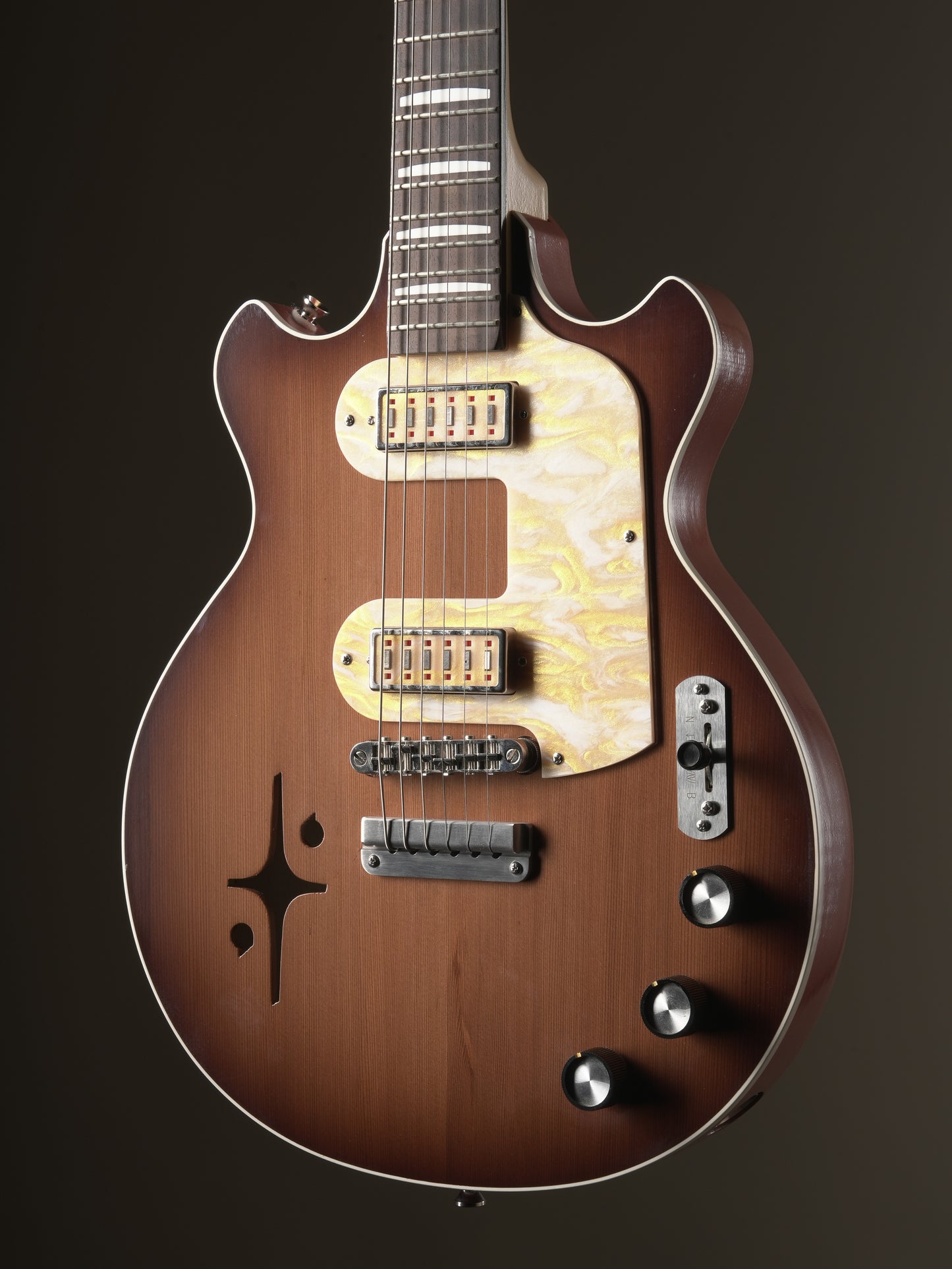 Lockhorn Zinger Electric Guitar - Sunburst, incl. Gigbag