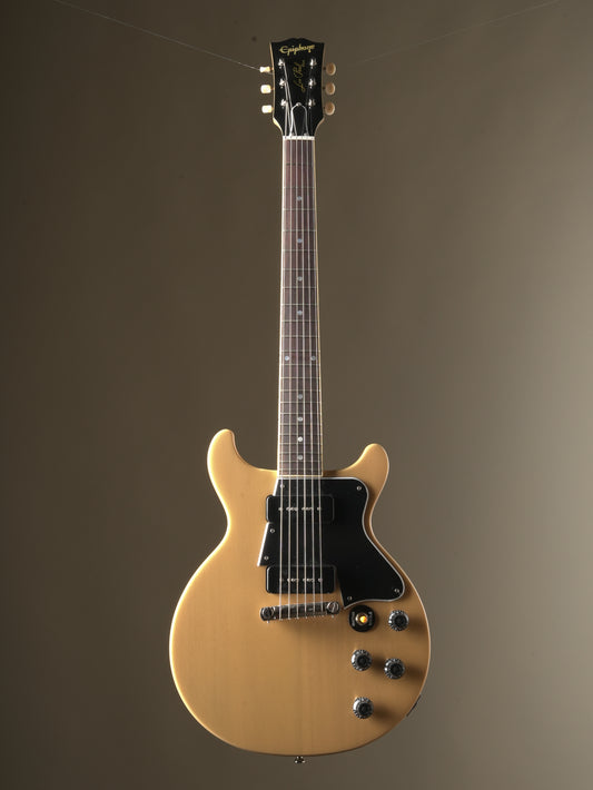 Epiphone "Inspired by Gibson Custom Shop" 1960 Les Paul Special Double Cutaway Electric Guitar - TV Yellow, incl. OHSC