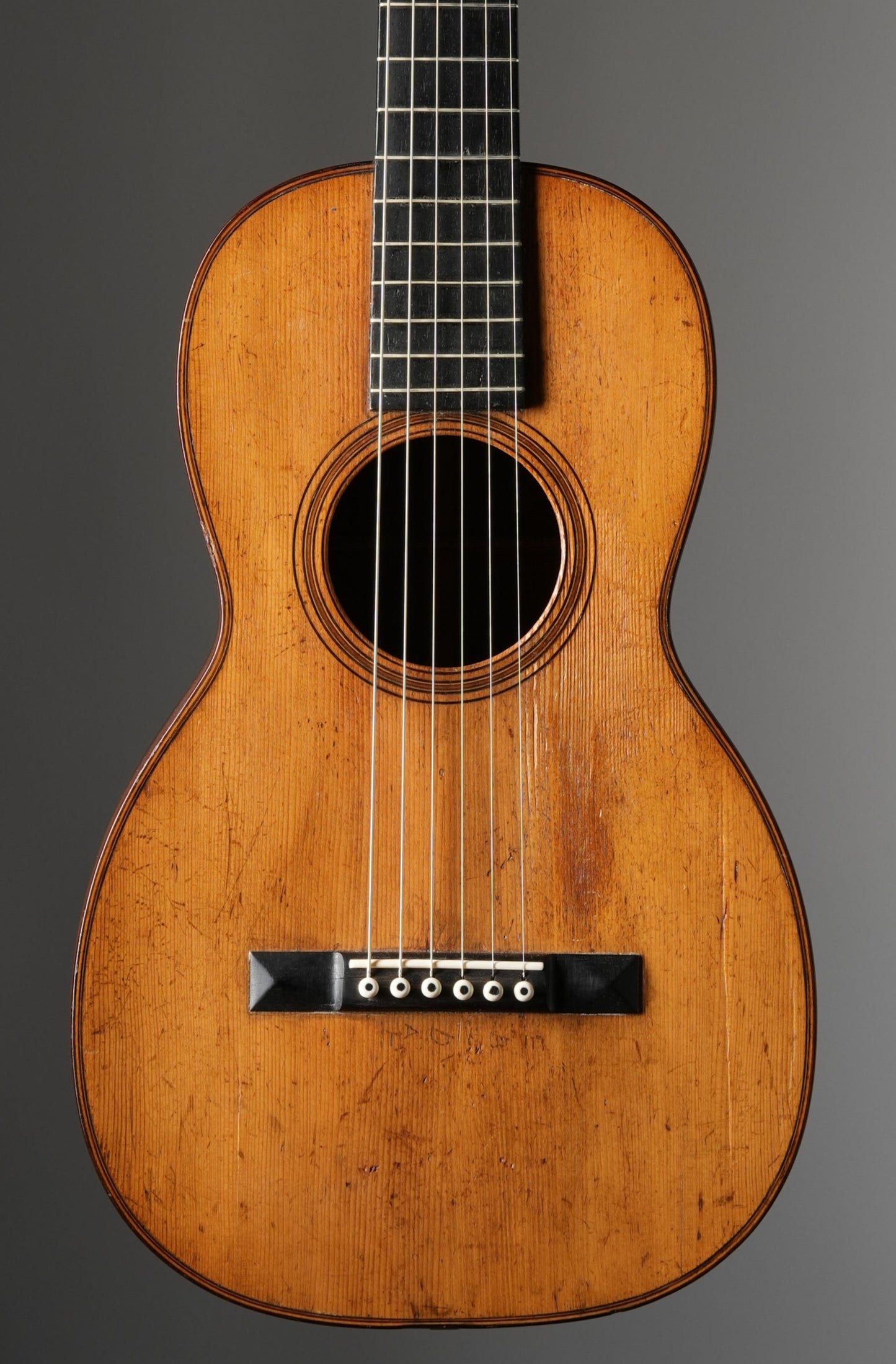 Martin (1860) 3-17 Parlor Acoustic Guitar - Natural, w/ Original Coffin Case