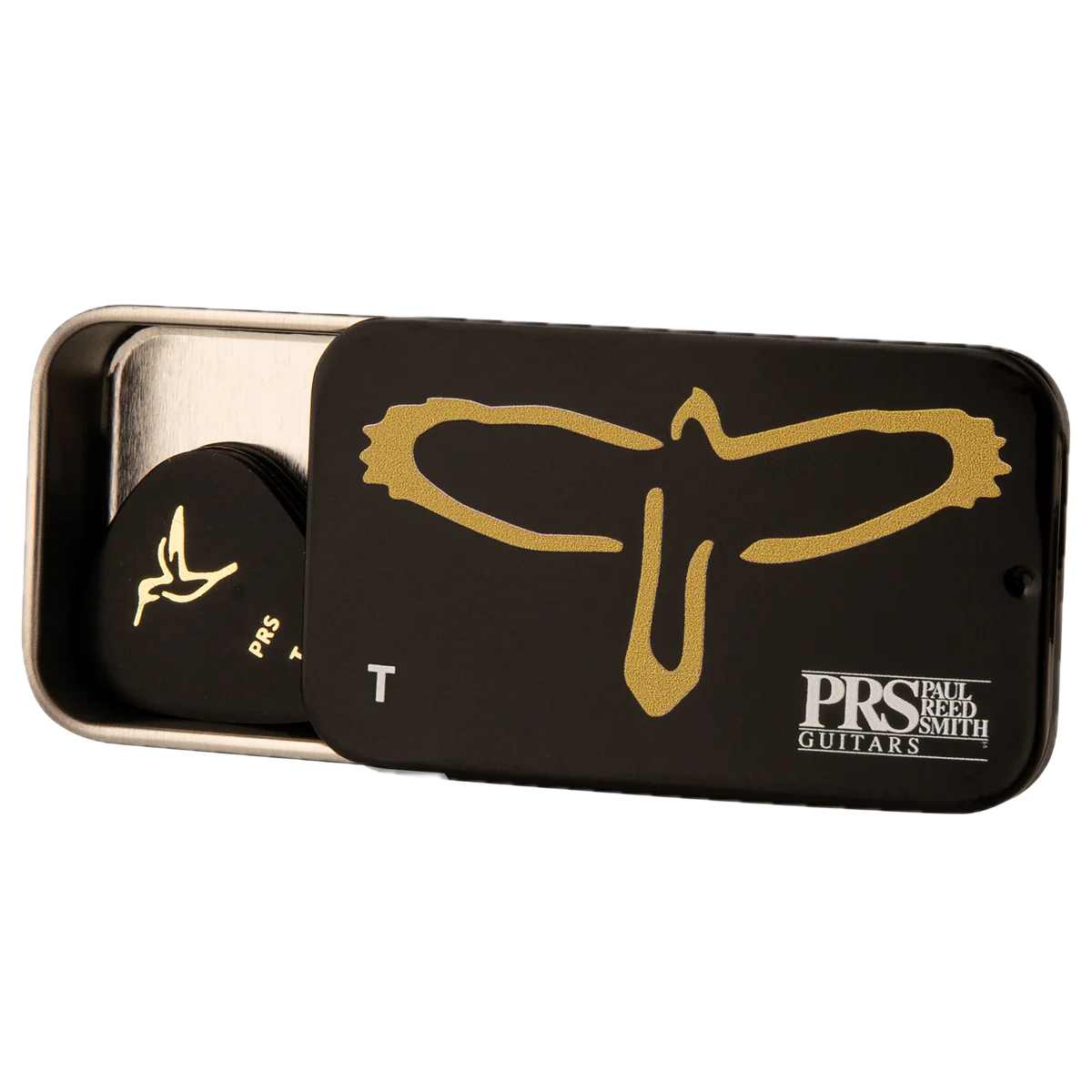 Paul Reed Smith Gold Birds Assorted Pick Tin 12-Pack