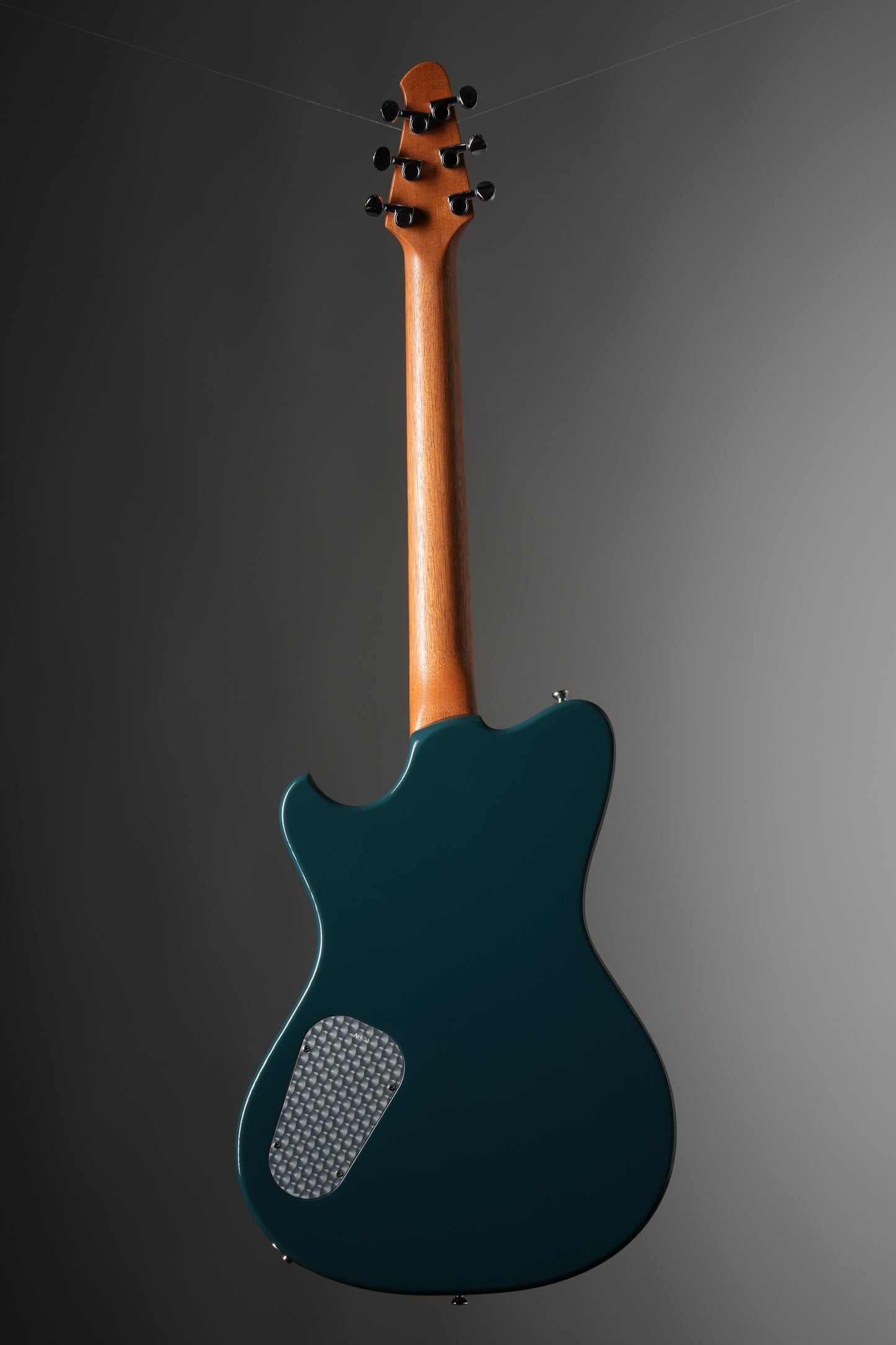 Powers Electric Limited Edition A-Type PF42 Hollowbody Electric Guitar - Two-Tone Mint/Fjord Green, w/ OHSC
