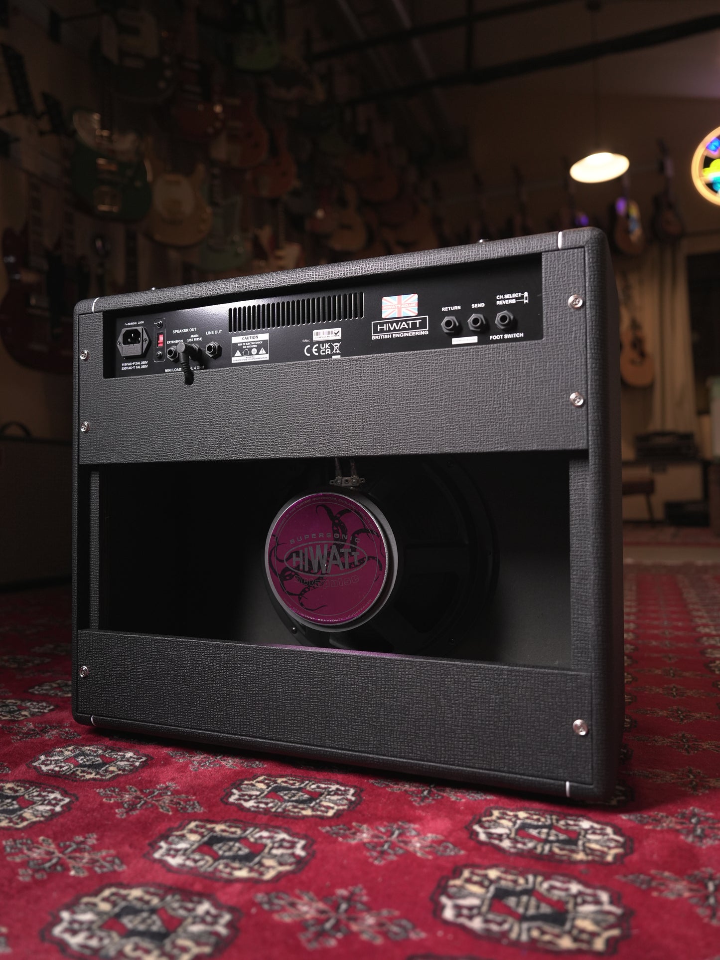 Hiwatt Leeds 50R 50w 1x12" Guitar Combo Amp - Black Tolex