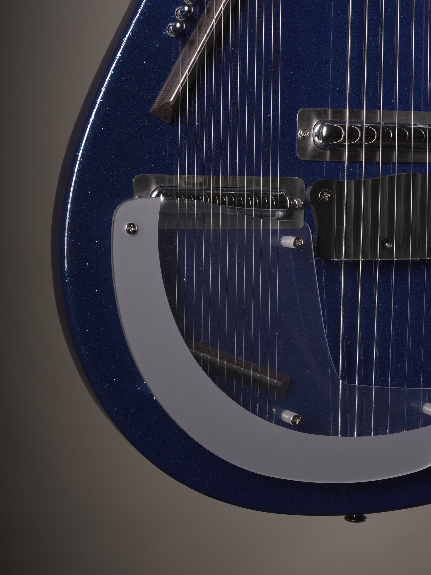 Danelectro Coral Sitar Electric Guitar - Blue Flake