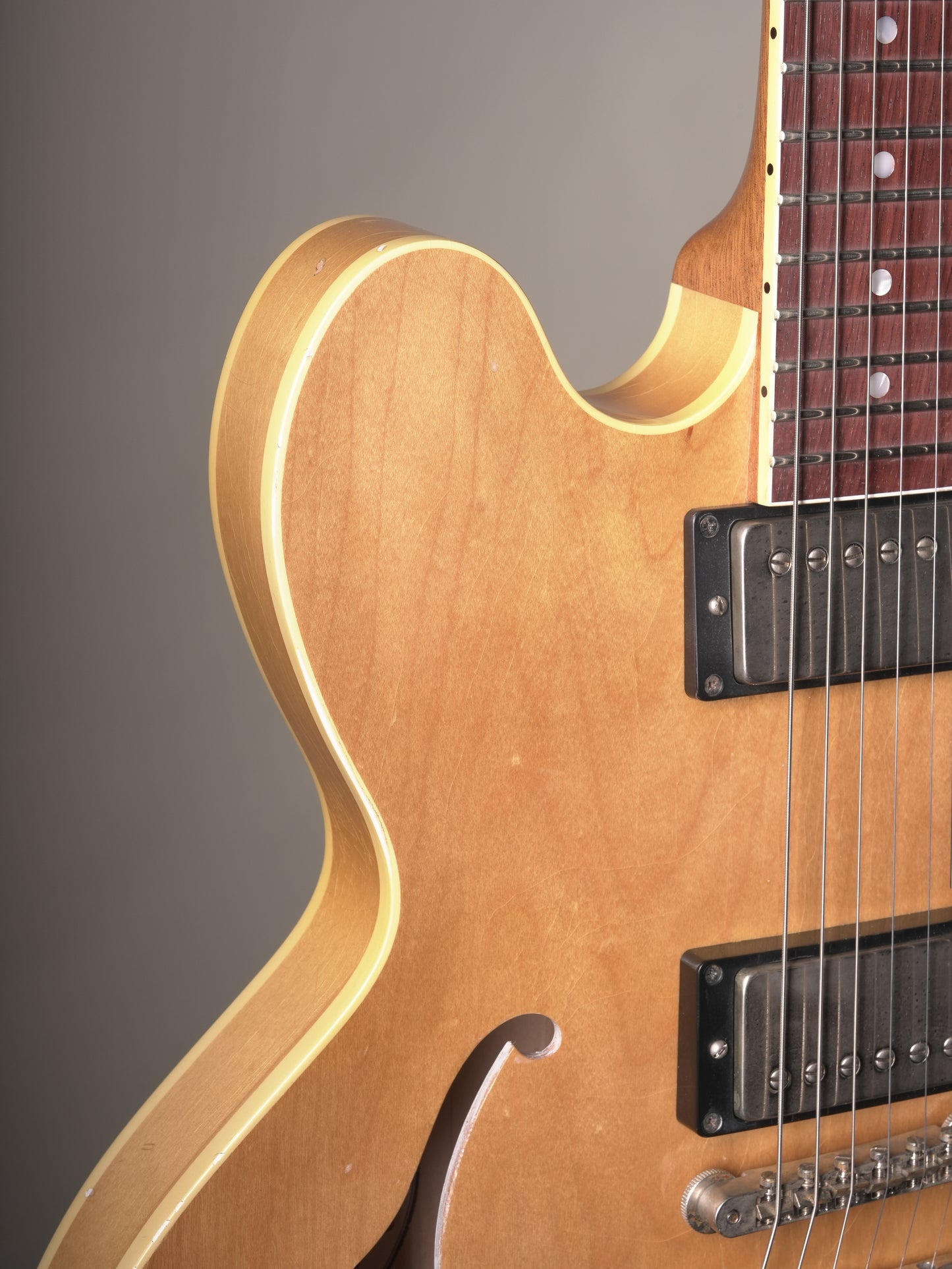 Creek Guitars CTF-1959 Aged Semi-hollow Electric Guitar - Vintage Blonde w/ OHSC