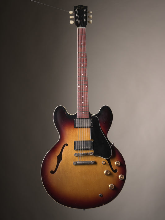 Creek Guitars CTF-1959 Aged Semi-hollow Electric Guitar - Sunburst w/ OHSC