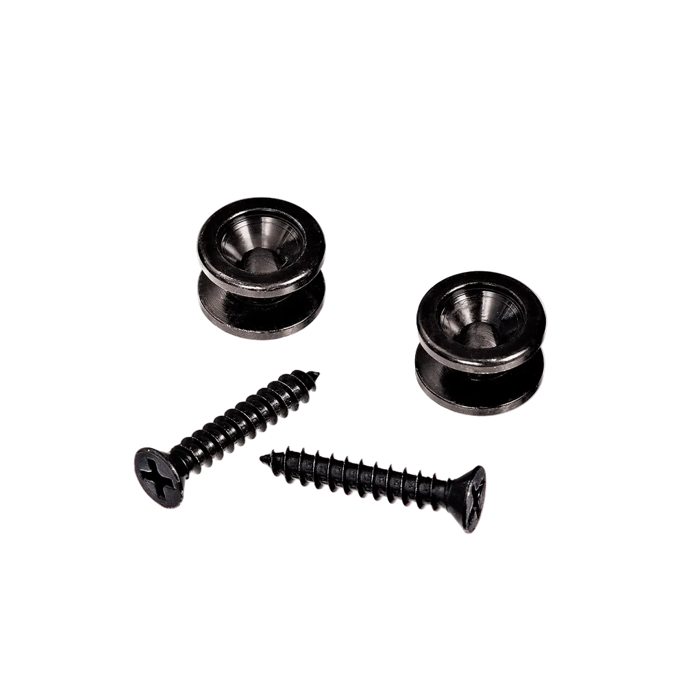D'addario Solid Brass End Pins Black