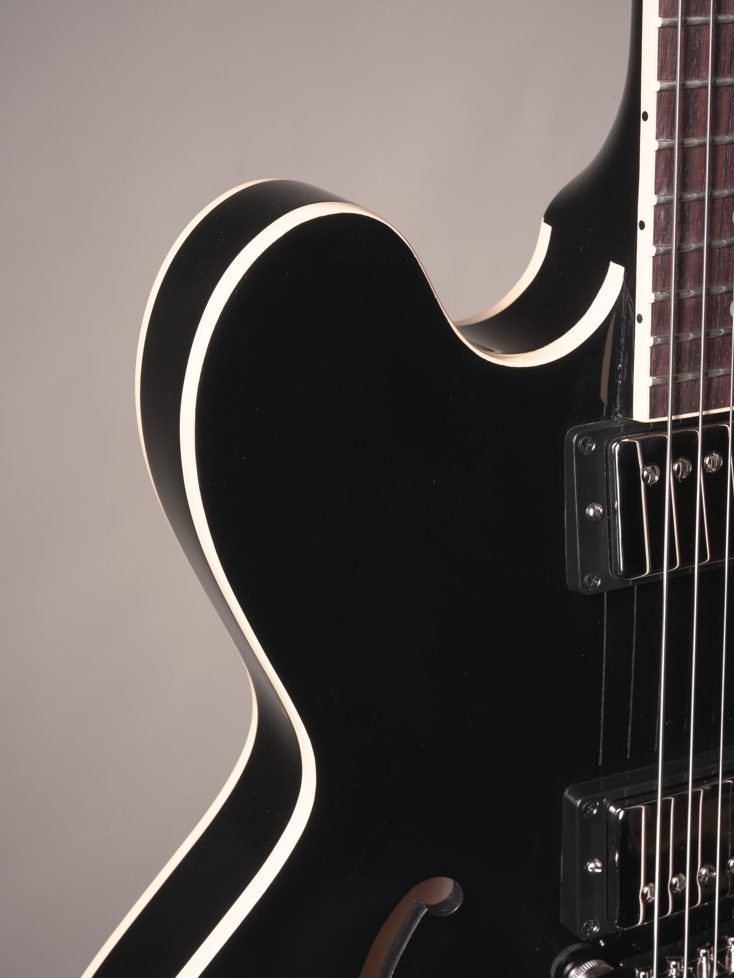 Gibson ES-335 50s Semi-hollow Electric Guitar - Ebony - w.OHSC