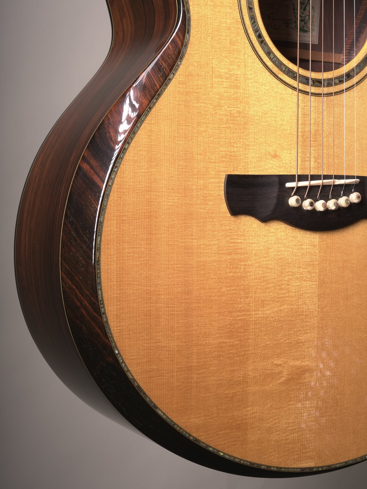 Kevin Ryan (2006) Nightingale Signature Series Grand Soloist #047 Brazilian Rosewood/Sitka Spruce Acoustic Guitar - Natural w/OHSC