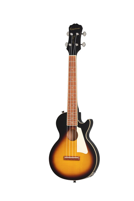 Epiphone Les Paul Acoustic Electric Tenor Ukulele - Vintage Sunburst, incl. Gig Bag