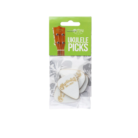Martin Ukulele Picks - White - 4 Pack
