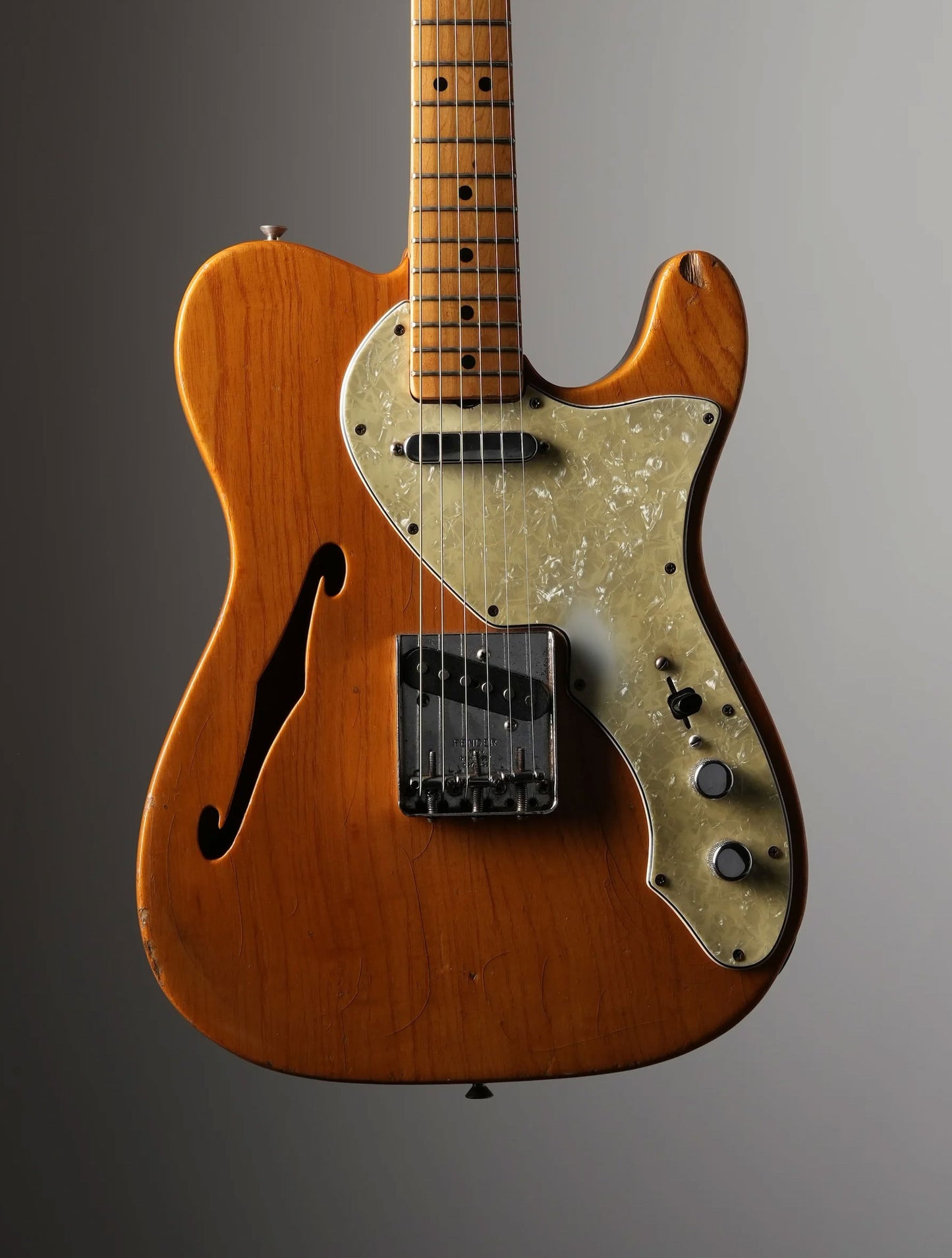 Fender (1969) Telecaster Thinline Electric Guitar - Natural, w/ HSC