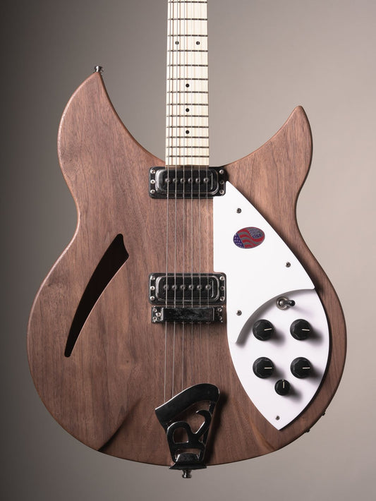 Rickenbacker (2023) 330w Semi-Hollow Electric Guitar - Natural, incl. OHSC