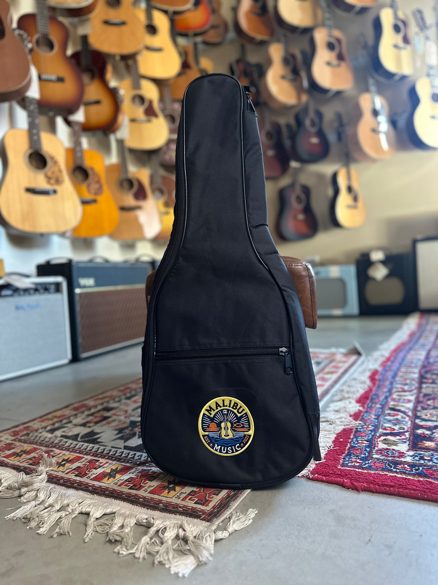 Malibu Music Gig Bag, Ukulele Baritone - Black