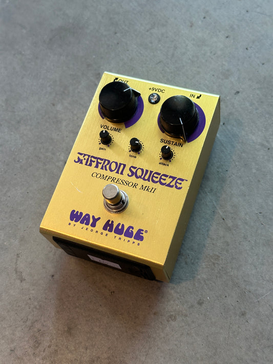 Way Huge Electronics Saffron Squeeze MKII Compressor Guitar Pedal