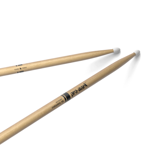 Promark Classic Forward 5B Hickory Oval Wood Tip Drum Sticks