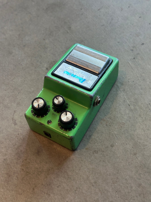 Ibanez (1981) Black Label Made in Japan Tube Screamer TS9 Overdrive Guitar Pedal