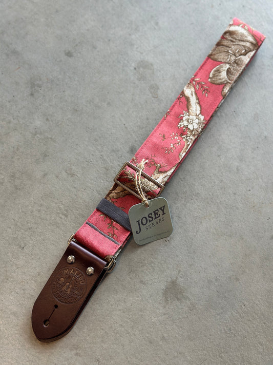 Josey Straps “Scarlet Grove” Guitar Strap