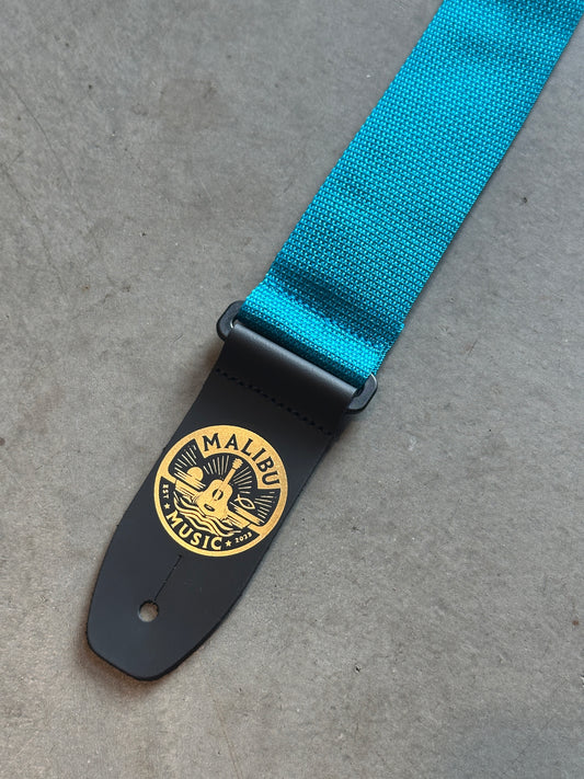 Malibu Music Poly Logo Guitar Strap