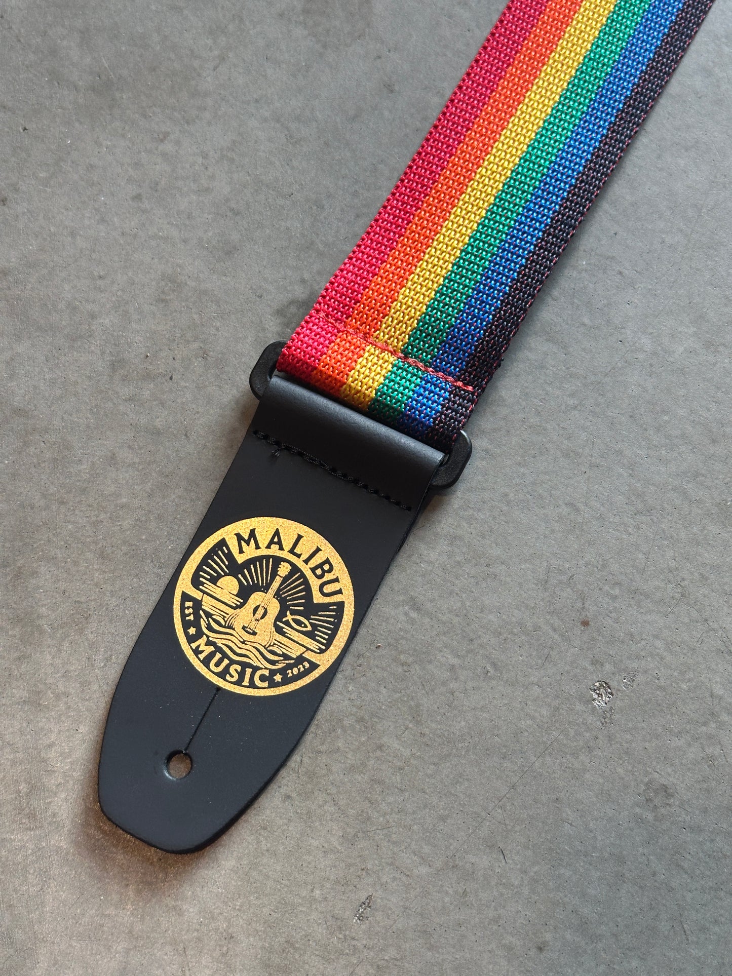 Malibu Music Poly Logo Guitar Strap