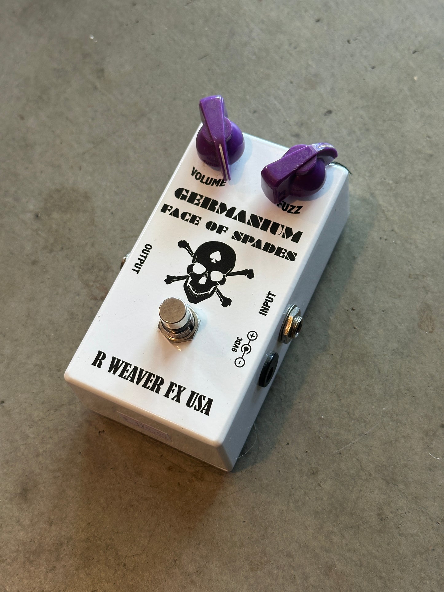 R Weaver FX - Face of Spades Germanium Fuzz Guitar Pedal