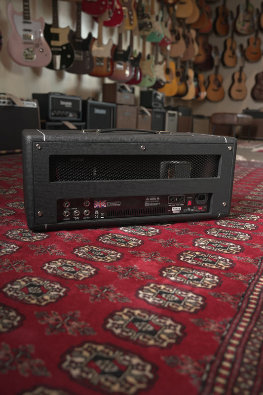 Hiwatt Super Leeds 150 150w Solid State Guitar Amp Head - Black Tolex