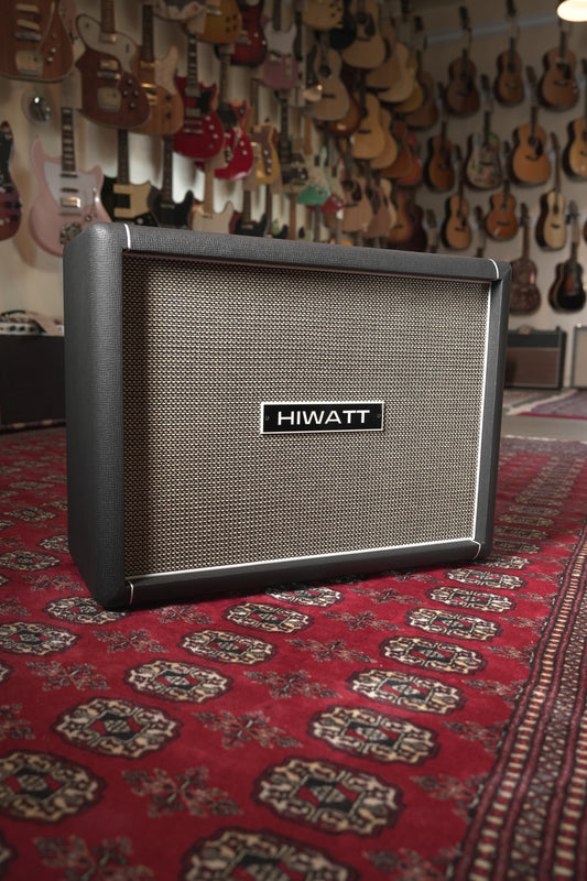 Hiwatt HG212 2x12" (Octapulse) Guitar Amp Speaker Cabinet - Black Tolex