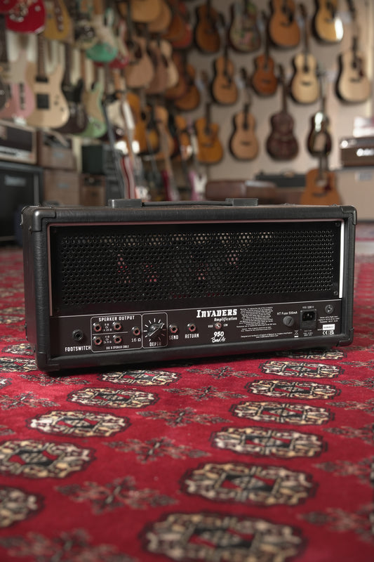 Invaders Amplification 950 Bad'As 50W Tube Guitar Amp Head - Black Taurus