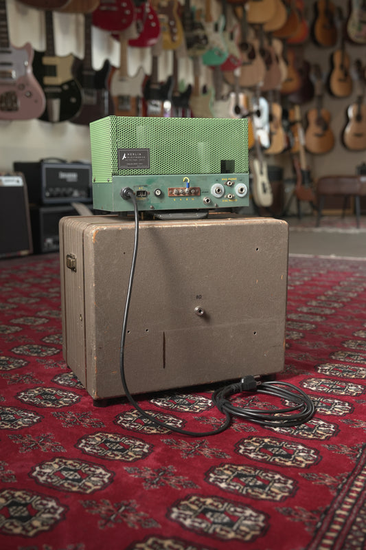 Merlin Electronics Teeco Hi-Fi Radio Amp 5w w/ Kodak Projector Speaker (Converted for guitar use)