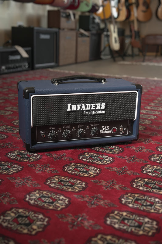 Invaders Amplification 535 BlueLemon 35w Tube Guitar Amp Head - Royal Navy