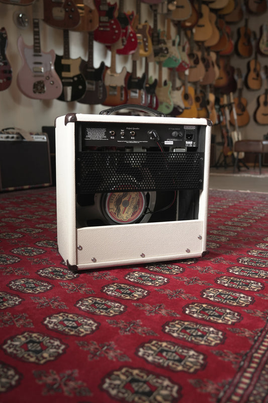 Invaders Amplification 530 BlueVerb 30w-15w 1x12" Tube Guitar Amp Combo - White Ivory